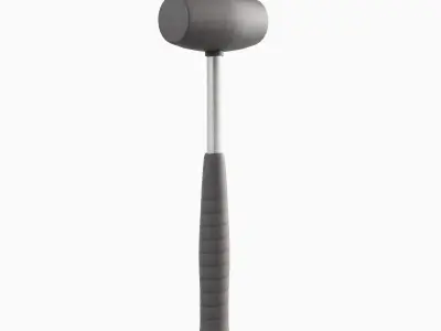 Industrial Rubber Hammer B 02 3D model