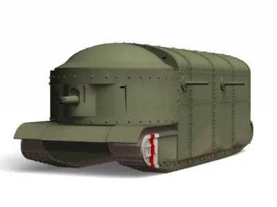 FlyingElephant british infantry tank 3D model