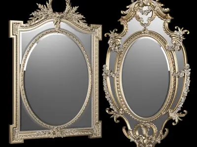 classical mirrors 3D model