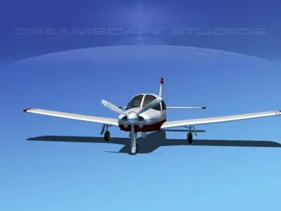Piper Cherokee Arrow 3D model shop
