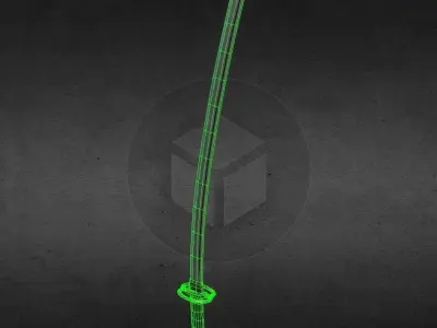 Kaneshige Japanese Katana - FBX 2K Low-poly 3D model