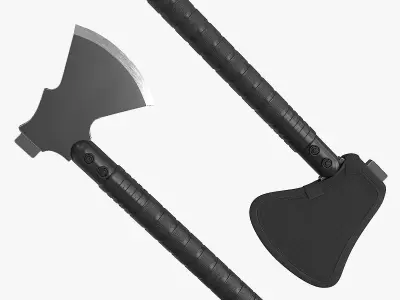Survival Axe Low-poly 3D model