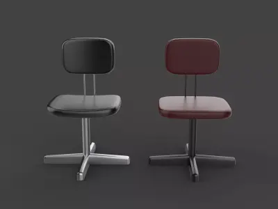 Vintage desk chair 3D model