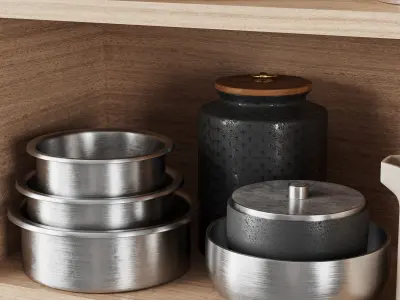 kitchen accessories046 3D model