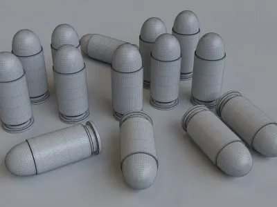 Bullets - 3D Model group of 3D model