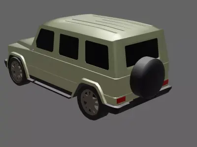 Jeep Wrangler Car Model Free low-poly 3D model