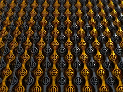 Hard Surface material - VOL 04 - Maps - SBsar sci-fi Pattern Texture