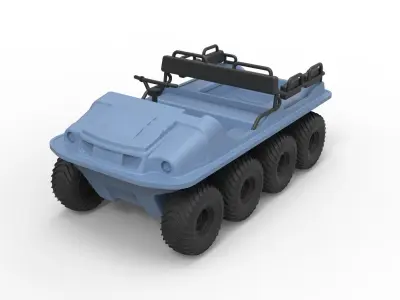 Argo 750 HD 8x8 Scale 1 to 18 3D print model