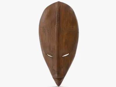  African Nigeria Mask 2 Wood 