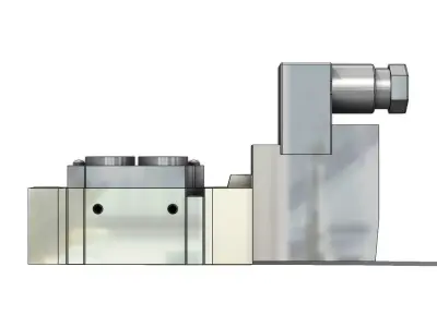 Valvula Solenoide SMC SY5120 3DZ 01 Solenoid Valve 3D model