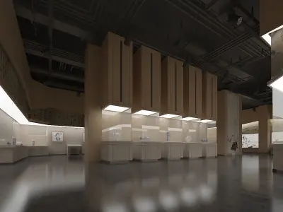 Museum 1 3D model purchase