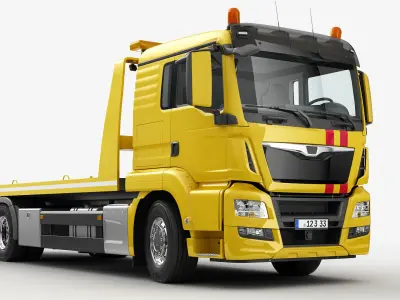 Tow Truck 4X2 3D model