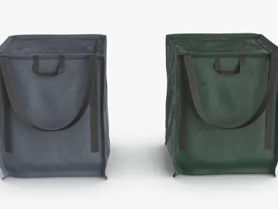 Heavy Duty Bag 2 colors Low-poly 3D model