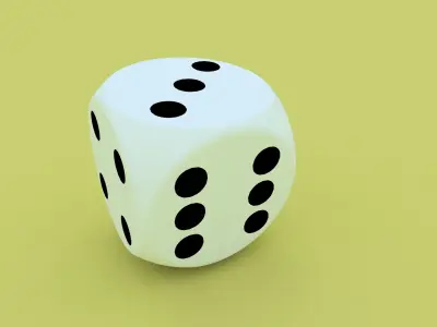 Game Dice 3D model