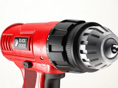 Cordless drill Black andDecker 3D model