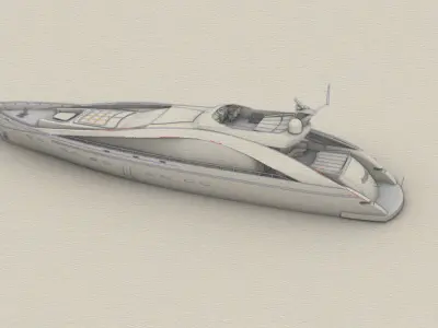 SUPER YACHT CONCEPT DESIGN  3D model