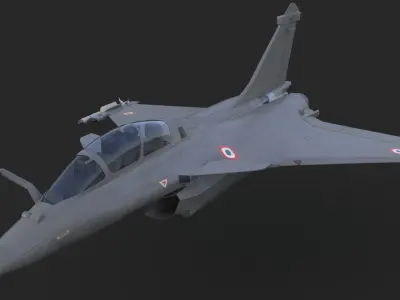 Aircraft Rafaele B Fly  Low-poly 3D model
