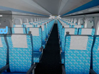 TW Train Cabin 002 3D model