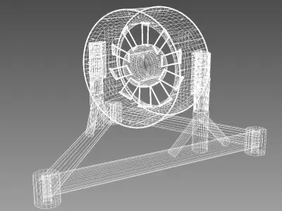 Marine turbine 3D model purchase