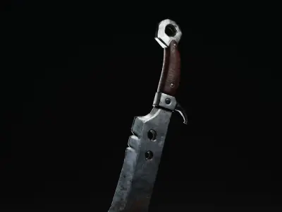 Stylized Sword Low-poly 3D model buy