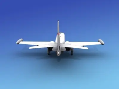 IAI Westwind I 3D model 2