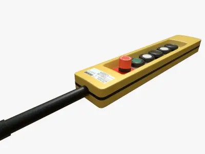 Crane Controls 3D model