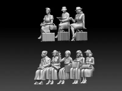 PASSENGERS 3D print model 2