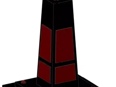 Monument in memoria eroului necunoscut - In memory of the unk... Free 3D model