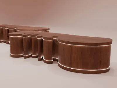 Reception Desk 3D model