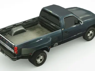 Chevrolet Silverado 1988 Low-poly 3D model
