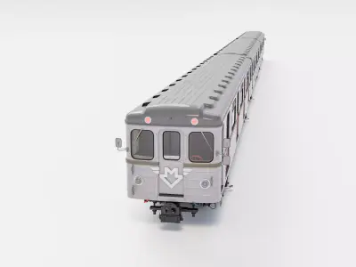 Ecs 81 Prague metro train set - Metro Praha 3D model