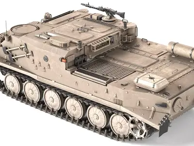 5 Military Vehicles Collection v2 Free 3D model