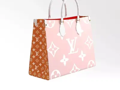 Louis Vuitton Leather Bag 3 3D model