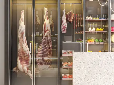 Modern Grocery 3D model