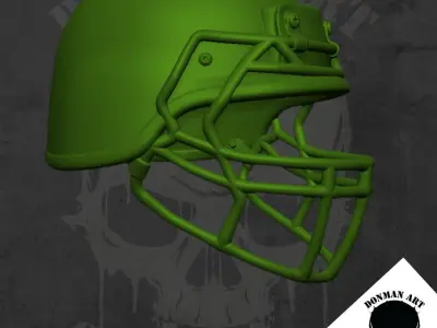 Grid Iron Helmet for 6 inch action figures 3D print model purchase