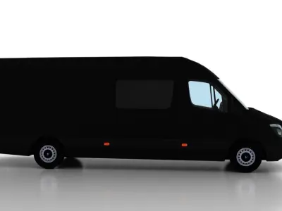 Mercedes Benz Sprinter L4H2 2015 Crew Van UK 3D model