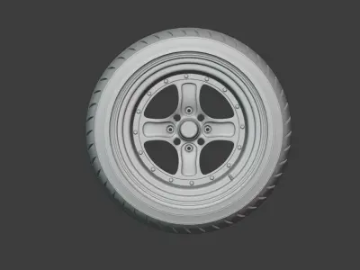 Work Equip 40 Wheel 3D model by samcad