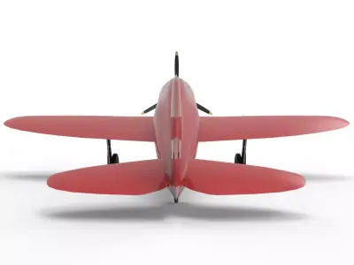The Republic P-47 Thunderbolt Low-poly 3D model