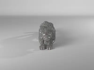 Black panther Free 3D model