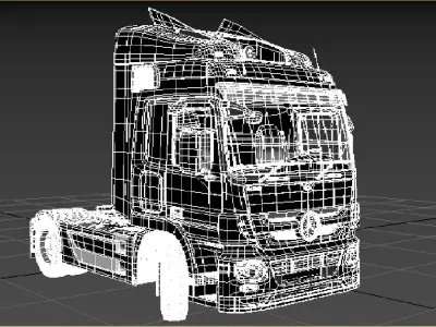 benz truck 3D model