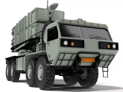 MIM 104 Patriot Air Defense Missile System Bundle Collection 3D model