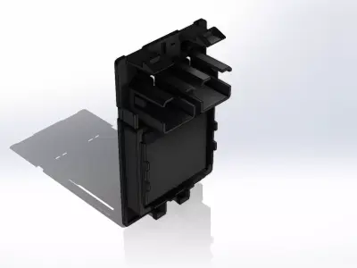 Placa de Inserto Weidmuller IE FC IP PWB 2ST Front Insert Plate 3D model