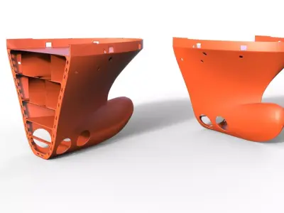 Load for pontoon or crane ship 3D print model