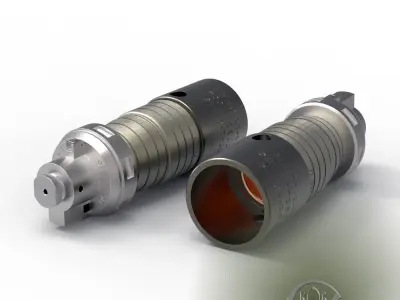 3B30 submunition off artillery cluster  rockets 3D model