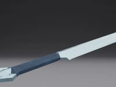 Medieval Knife Low-poly 3D model buy