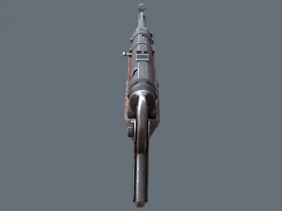 MP40 Submachine Gun Germany World War 2 Low-poly 3D model