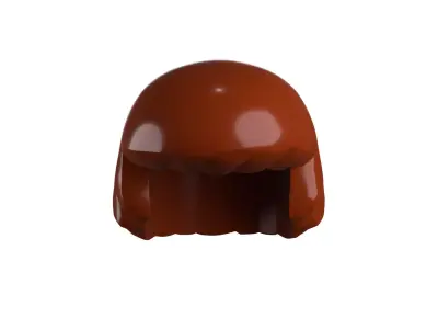 Custom3Dprint Minifigure Accessory - Minifigure Hair S2 - 110 3D print model