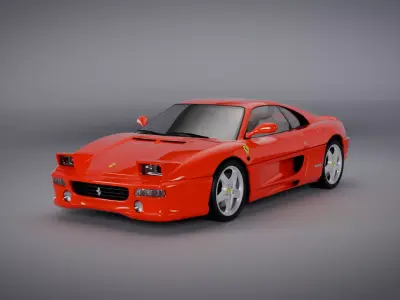Ferrari Berlinetta F355 F1 3D model