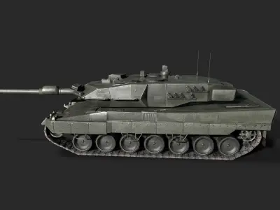 Main Tank Low-poly 3D model