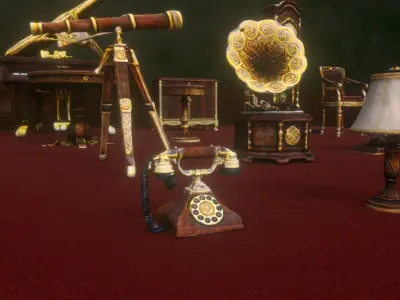 Antique Furniture Collections 3D model